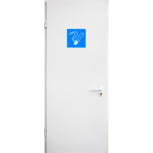 Двері в поліклініку ПОЛ-02+ПОЛ-02: білі, скло прозоре