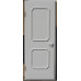 Двері міжкімнатні Агат 02+02: білі, скло кора дуба