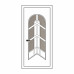 Двері міжкімнатні Аметист А-01: білі, скло тоноване