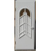 Двері міжкімнатні Аметист А-02+А-02: білі, скло лагуна
