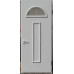 Двері міжкімнатні Бірюза БР-03+БР-03: білі, скло далі