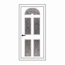 Двері міжкімнатні Діамант Д03: білі, скло дельта