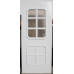 Двері міжкімнатні Граніт Г-02+Г-02: білі, скло лагуна