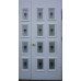 Двері міжкімнатні Кремінь КР-05+КР-05: білі, скло кора дуба