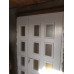 Двері міжкімнатні Кремінь КР-06+КР-05: білі, скло граніт