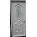 Двері міжкімнатні Малахіт М-02+М-02: махагон, скло граніт