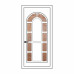 Двері міжкімнатні Опал О-02: білі, скло лагуна