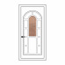Двері міжкімнатні Опал О-03: білі, скло лагуна
