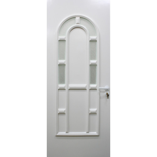 Двері міжкімнатні Опал О-06+О-01: білі, скло тоноване