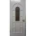 Двері міжкімнатні Опал О-06+О-03: білі, скло граніт