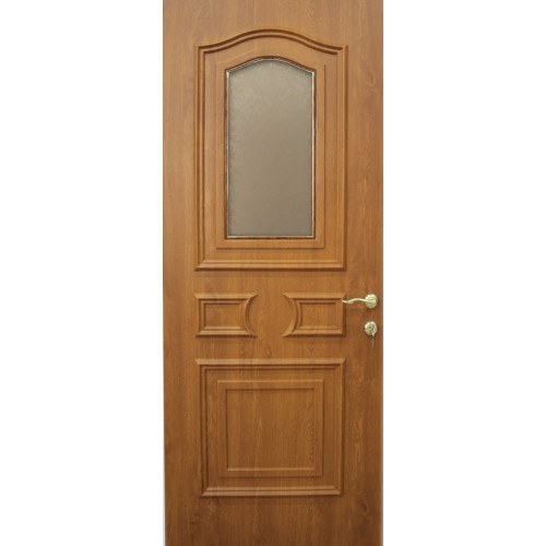 Двері міжкімнатні Рубін Р-01+Р-01: золотистий дуб, глухі