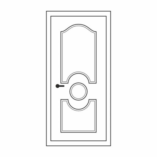 Двері міжкімнатні Сапфір С-03: білі, глухі