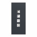 Панель HiTec 3.2.1: антрацит, скло сатин від, модель panel-hitec-3-2-1-antracit-sklo-satin