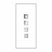 Панель HiTec 3.2.1: біла, скло сатин від, модель panel-hitec-3-2-1-bila-sklo-satin