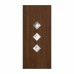 Панель HiTec 4.2.1: горіх, скло сатин від, модель panel-hitec-4-2-1-gorih-sklo-satin