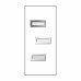 Панель HiTec 9.5.1: біла, скло сатин від, модель panel-hitec-9-5-1-bila-sklo-satin
