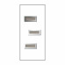 Панель HiTec 9.5.1: біла, скло тоноване від, модель panel-hitec-9-5-1-bila-sklo-ton