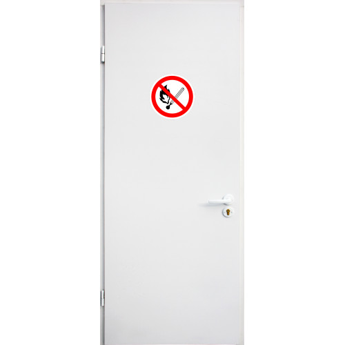 Двері для санаторіїв САН-05: білі, розширені, скло прозоре